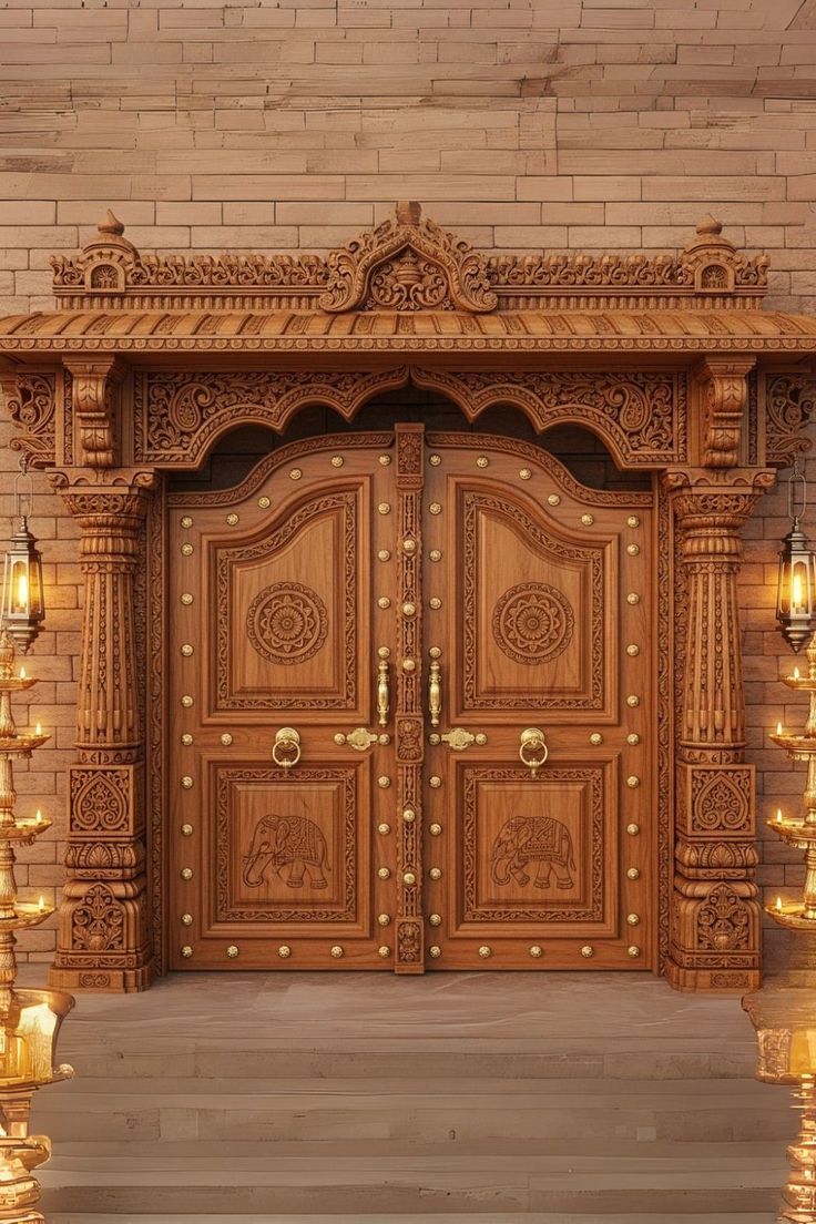 Solid Wooden Door